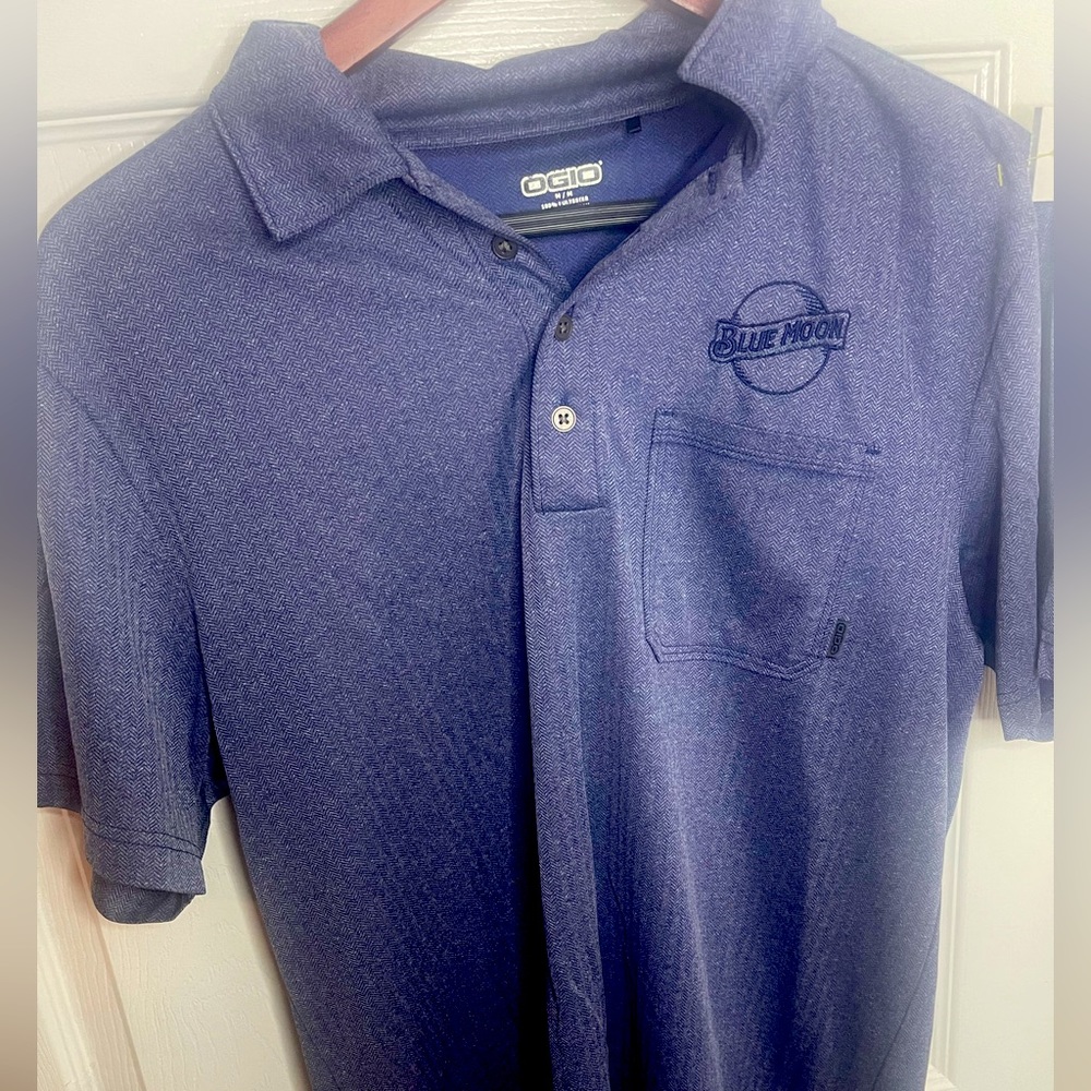 Blue Moon stitched Employee Polo